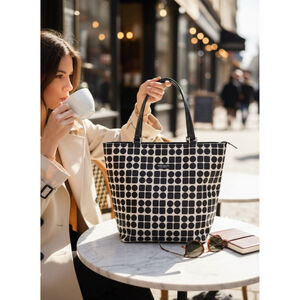 KATE SPADE New York Large Noel Dotted Tote Shoulder Bag